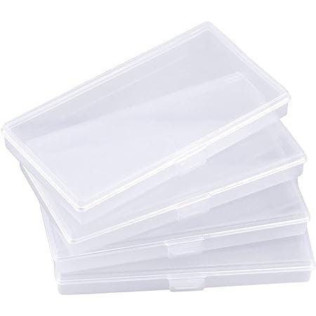 50 Pack Greeting Card Storage Box, Clear Gift Boxes for Photos, Favors  (4.5x6)