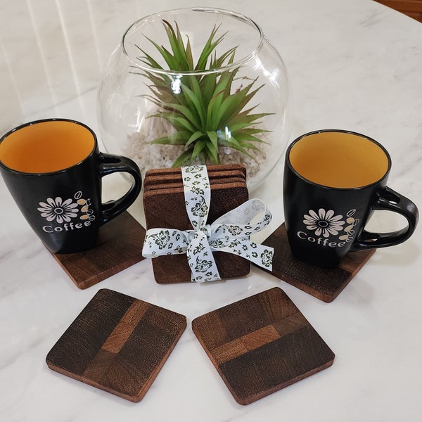 Coasters, wooden coasters, natural,  drink coasters, table coasters.
