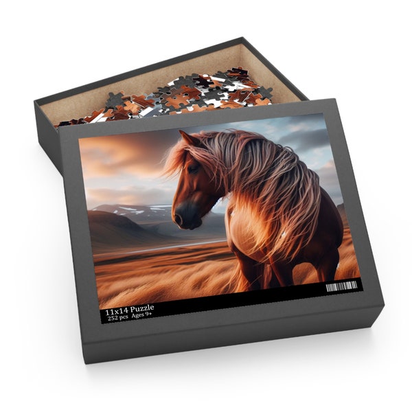 Horse Puzzle - Mind-Expanding Jigsaw Art for Inner Harmony and Tranquility - Unique Zen Décor and Spiritual Gift, puzzle jigsaw