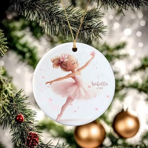 Ballerina Ornament | Dance Ornament | Ballet Ornament | Girl Christmas Ornament| Ballet Gift| Gift For Ballerina| Gift For Dancer| Christmas