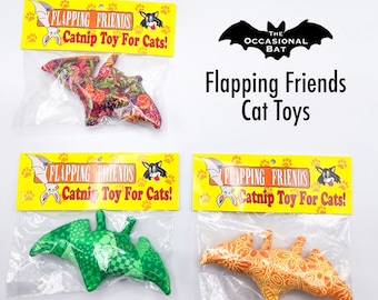 Flapping Friends - Bat Catnip Cat Toys (3 pack)