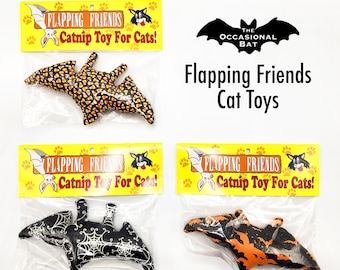 Flapping Friends - Halloween Catnip Cat Toys (3 pack)