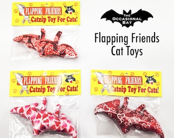 Valentine - Flapping Friends - Catnip Cat Toys (3 pack)