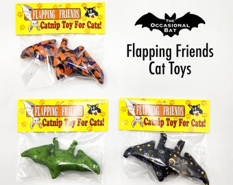 Flapping Friends - Batty about Bats - Bat Catnip Cat Toys (3 pack)