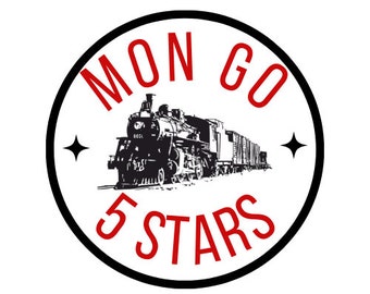 Mon go 5 Star Sticker