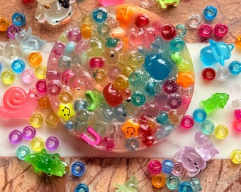 Large Bead Animal Fidget Pad – Glow in Dark Sensory Aid for Anxiety Relief