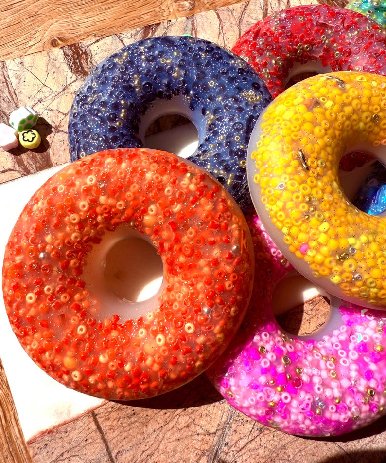 “Latex free doughnut picky pad sensory fidget toy for ADHD and anxiety relief.”