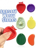 Fruit Sensory Worry Stone: Textured Calming Fidget