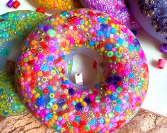 Handmade Doughnut Picky Pad Sensory Aid | Fidget Tool