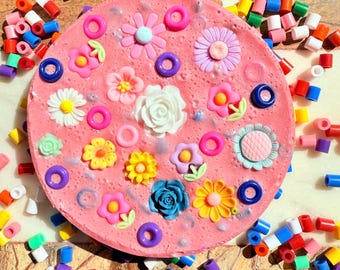 WIEDERVERWENDBARES Flower Power Picky Pad – Wiederverwendbares Fidget Spielzeug | ADHD Sensorisches Spielzeug | Angst Relief Stimming Pad