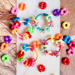 Fidget-loops | Ring van 3 cm | ASMR | Stimmen | Afleiding | Getextureerd | Pastelkleur en glans | Kraal: