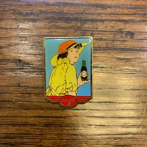 Vintage Coca Cola Lady Lapel Pin 1994 Collectible Coca Cola Pin