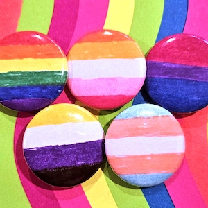 LGBTQ Pride Pins - 1 inch