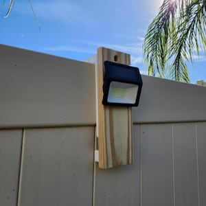 Universal fence mount for bird feeders, weather stations, cameras, security lights, hanging plants | Damage-Free image 6