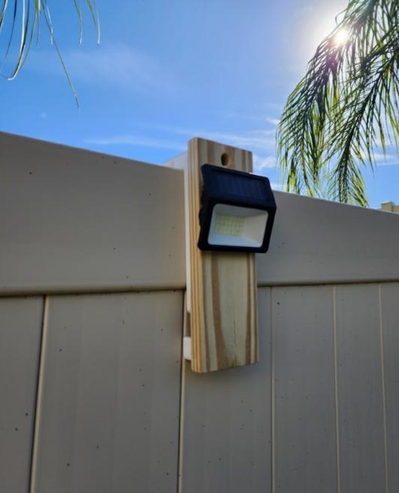 Universal fence mount for bird feeders, weather stations, cameras, security lights, hanging plants | Damage-Free image 6