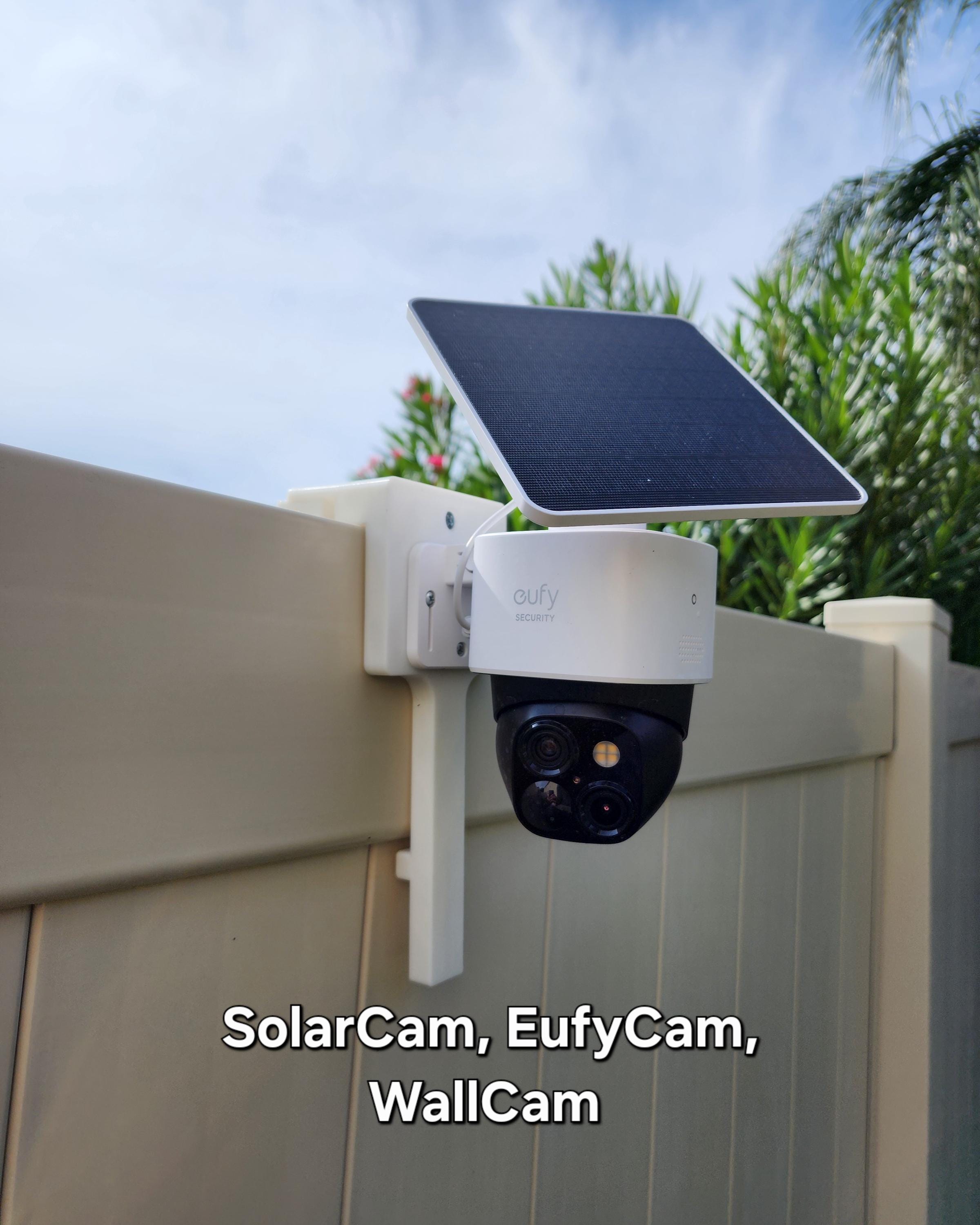 eufy camera fence mount | S120, S220, S330, S340, E30, S3 Pro | Damage-free | Adjustable | My Fence Buddy