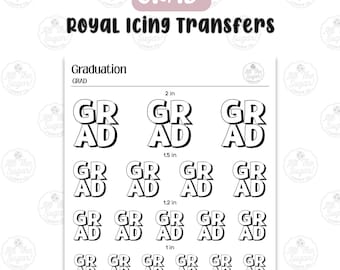 Grad Royal Icing-transfers