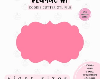 Archivo STL de cortador de galletas de placa