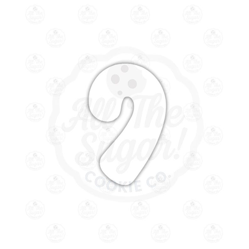 Chubby Candy Cane Cookie Cutter STL File (digital Download) - Etsy