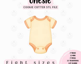 Onesie Cookie Cutter STL File