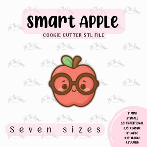 Smart Apple STL Cookie Cutter File