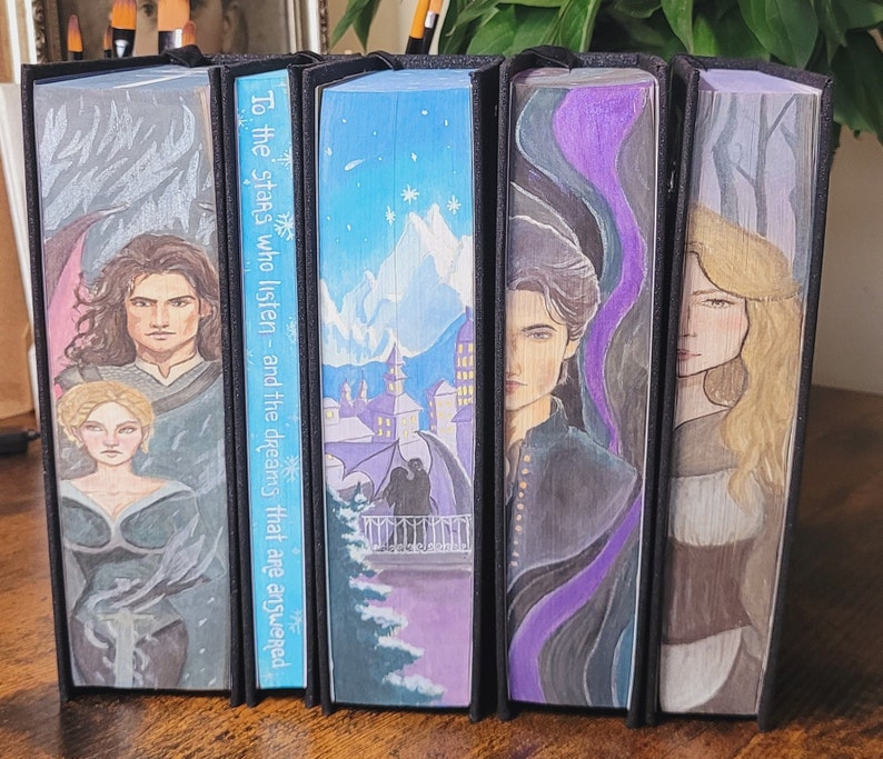A Court of Thorns and Roses ACOTAR Rebound Books Custom Book Cover Special Edition Handmade Hand