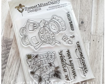 Fresh Baked — 4x5 Photopolymer Stamp Set, Illustrated by Anna Wight
