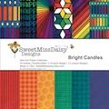 Bright Candles 6x6 Paper Collection, 24 Double-sided Sheets, 12 Unique Designs, 80lb Cardstock