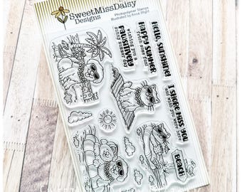 Beachside — 4x6 Photopolymer Stamp Set, Illustrated by Anna Wight