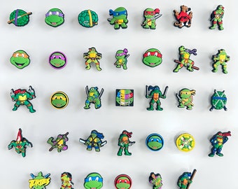 Ninja Turtles Croc Charms Cartoon Pin Badge Charms