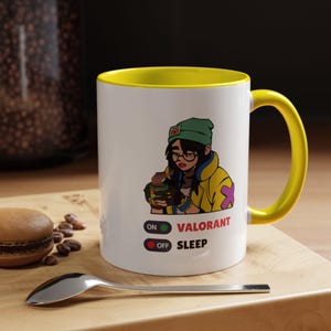 VALORANT KILLJOY Coffee Mug 11oz | Cute Coffee Cup | Gift For Gamers | Killjoy Main Merch | Printed Ceramic Mug