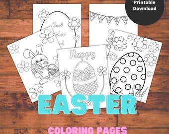 Easter Coloring Pages for Kids: Fun Easter Activity (Printable PDF)