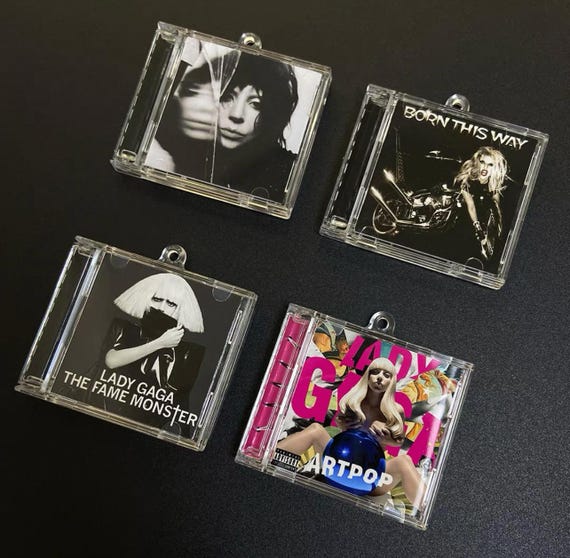 Lady Gaga Miniature Vinyl Keychains | Mayhem, Born This Way, the