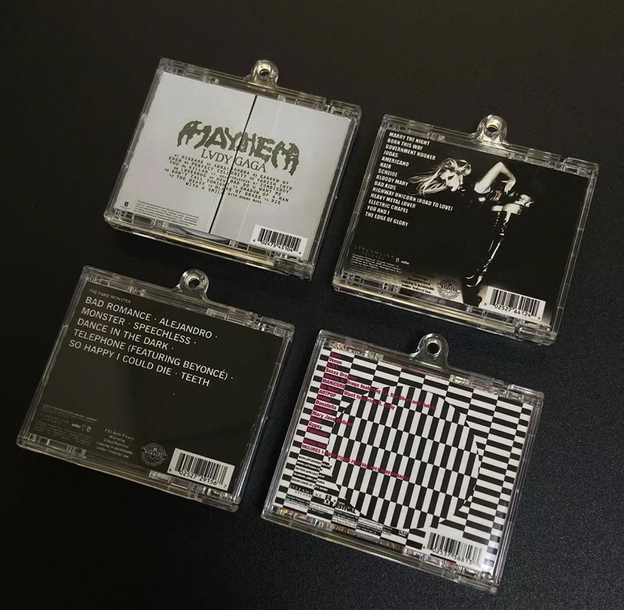 レディー・ガガ ミニチュアビニールキーホルダー | メイヘム、ボーン