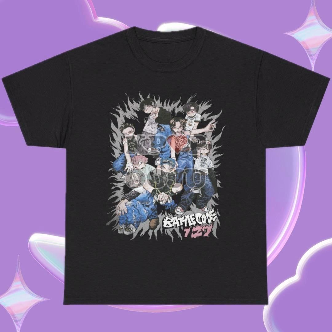 NCT 127 Battlecode Seasons Greetings Inspired Design T-shirt