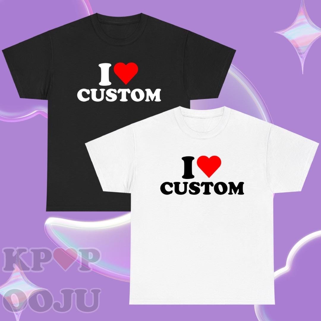 I Love Txt Shirt - Etsy