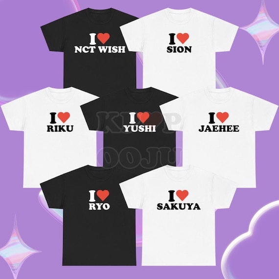 【SHALOM x NCT Wish】 I WISH YOU TEE - UNISEX ♥2Color Shalom x NCTWISH I Wish You T-Shirt White Silver Bear M Size