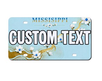 ミシシッピ エンボス加工ギター ナンバープレート # WXB 1948 - Etsy 日本