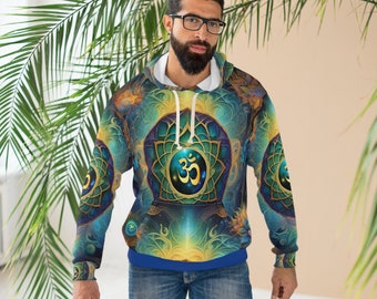 Om Unisex Pullover Hoodie (AOP)