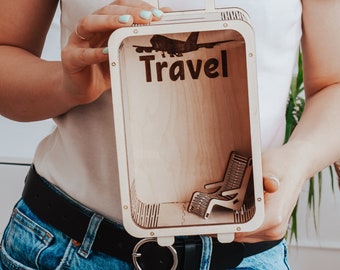 Salvadanaio personalizzato, regali per bambini, scatola portavalori in legno, regalo di compleanno, salvadanaio personalizzato, salvadanaio, scatola in acrilico, salvadanaio per ragazze