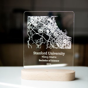 Commande groupée personnalisée 3 pièces + veilleuse carte universitaire, cadeaux pour la promotion 2024, veilleuse cadeau de remise des diplômes, cadeau pour l'obtention du diplôme