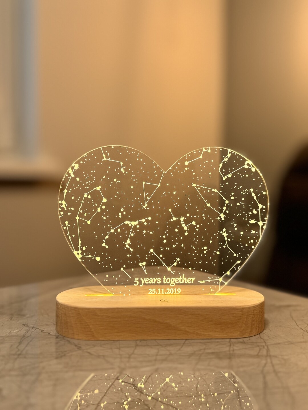 Heather Elizabeth NL174 NOLA Map Night Light main image 1