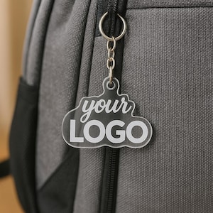 Wholesale Custom Logo Keychains – Bulk Acrylic Branded Keyring, Corporate Promotional Gifts & Business Giveaways, Business Brand Logo