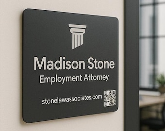 Custom Acrylic Business Logo Sign, Door Sign, Wall Hanging Business Office, Custom Logo, Business Sign, Acrylic Logo Sign, Office Door Sign