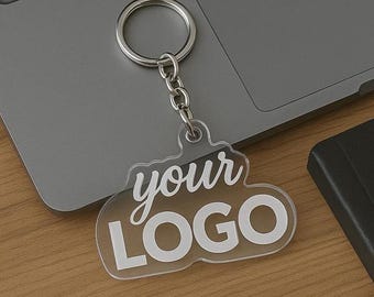 Logo Keychain, Custom Promotional Products, Custom Acrylic Keychain, Corporate Gifts for Clients, Bulk Corporate Gifts, Corporate Gift