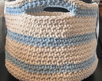Handmade Crochet Storage Basket