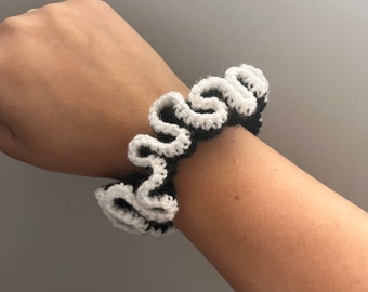 Small Handmade Crochet Hair Scrunchie - Ideal gift for birthdays and Christmas