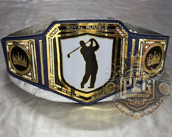 Personalized Golf Championship Belt