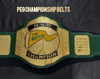 Custom Wrestling Championship Belt