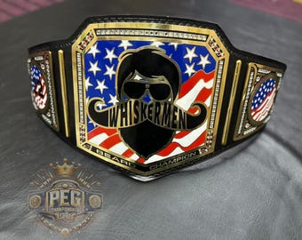 Customized Whiskermen Championship Belt